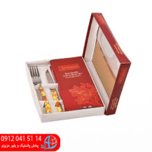 کارد چنگال گلدار یونیک