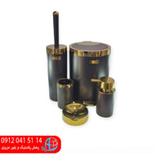 ست ۵پارچه کلاسیک مشکی طلایی بتیس