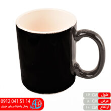 ماگ۲۲ دکور مشکی ۲رنگ شایگان