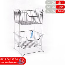 جاپيازي دايان مربع ۲ط نقره اي کادين