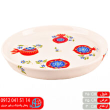 بشقاب گل اناری سایز۲۶ چیراک