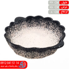 نيلوفر گرد ملورين مشکي شايگان