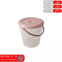 سطل مدرج ۵ليتر شفاف اشکان