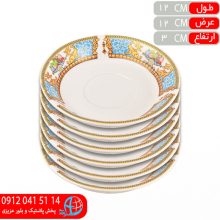 نعلبکی گل حاشیه و میوه