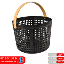سبد ایکیا مشکی گرد آلما