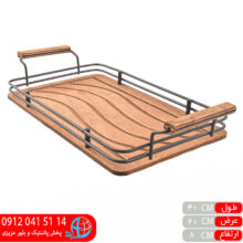 سینی کلاسیک متوسط مشکی رز