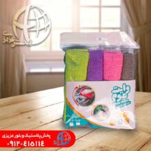 دستمال ميکروفايبر۳۰*۳۰چهارعددي