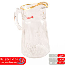 پارچ مارکيز لب طلا رز عسلي