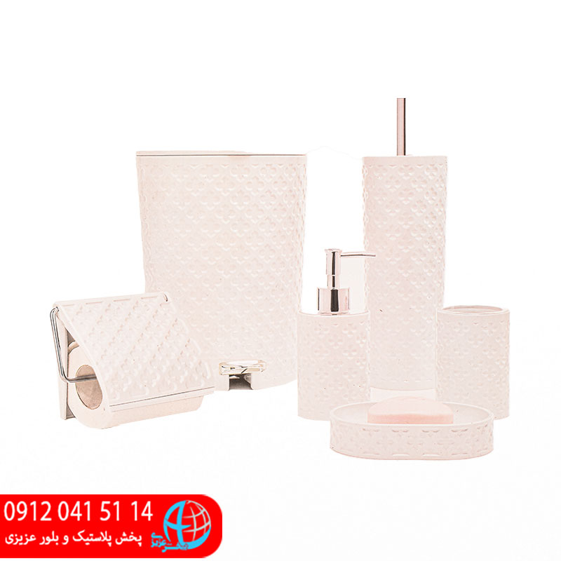 ست سرویس یهداشتی طرح گل لیمون