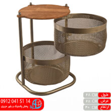 جاپیازی روچوب سیلورمات گرد ۲طبقه ربیع