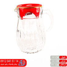 پارچ فرچیا لب طلا رز عسلی