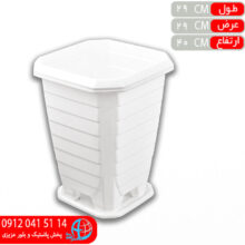 گلدان مربع استوانه۱۰۳ نظيف