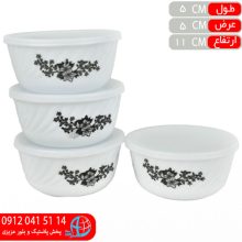 کاسه صدف۲۰۱ دربدار ۴عددي مهگل