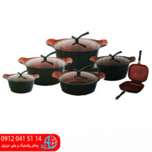 قابلمه چدن کره اي ماندگار ۱۹پارچه