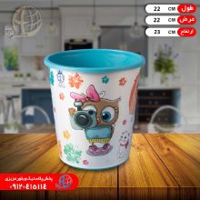 سطل کاغذ گلدار بزرگ راگا شاهکار