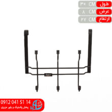 پشت دري آبشاري مشکي ۶شاخه بي ام دي