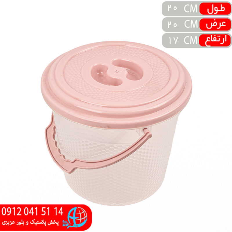 سطل کندو شفاف۳ برنا