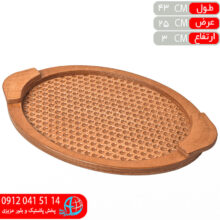 سيني بيضي زنبوري چوبي پلان