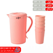پارچ و ليوان ۵عددي دانژه برليان