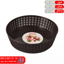 سبد گرد طرح بافت۲ ترمه