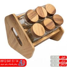 استند الماس چوب ۶خانه رز