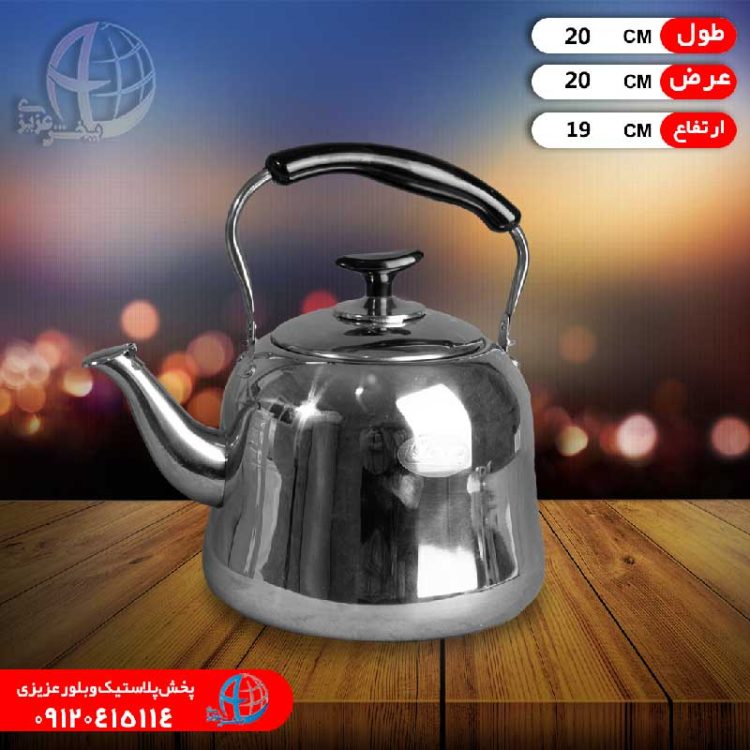 کتري قوري کف چدن طرح ترک طلايي ماندگار