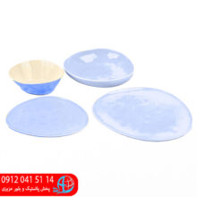 ست ۴ تیکه الماس آبی شایگان