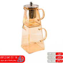 کتری قوری شامپاینی مربع کد۶۲۳ نوبل