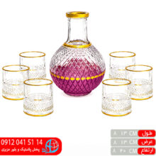 جام لیوان تورین اطلس رز عسلی