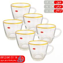 نيم ليوان السا لب طلا رز عسلي