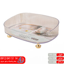 استند بیضی پایه دار کریستال بزرگ مهرایران