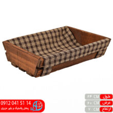 سبدنان چوبی بزرگ رز