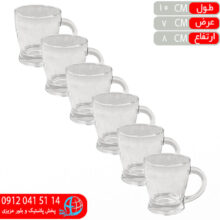 نيم ليوان دسته دار حيات کادويي