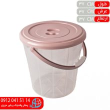 سطل مدرج ۲۰ليتر شفاف اشکان