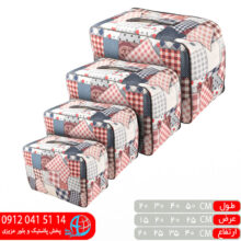 باکس لباس کرپ چاپی ۴تیکه جهان