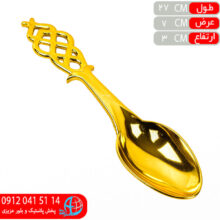 قاشق آجيل تکي آبکاري وجاهتي