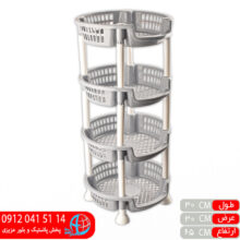 جاپيازي گرد ۴طبقه پارسا