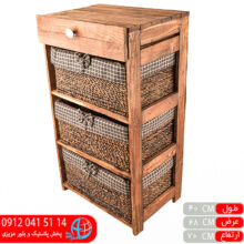 دراور چوب ۳کشو انیک