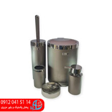 ست ۵پارچه کلاسیک طوسی کروم بتیس