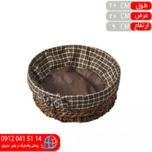 سبدسبزي گرد کوچک حصيري انيک