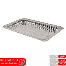 سینی استیل مستطیل کوچک