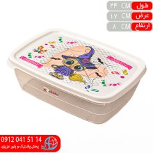 فريزري شفاف گلدار مستطيل سوين روبيتا