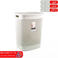 سبد لباس طرح بافت ۲۱۳۶ لیمون