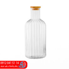 بطری آب درب چوبی لیمون ۱.۴لیتر