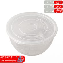 کاسه شفاف دربدار۲ پارسين