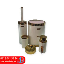 ست ۵پارچه کلاسیک سفید طلایی بتیس