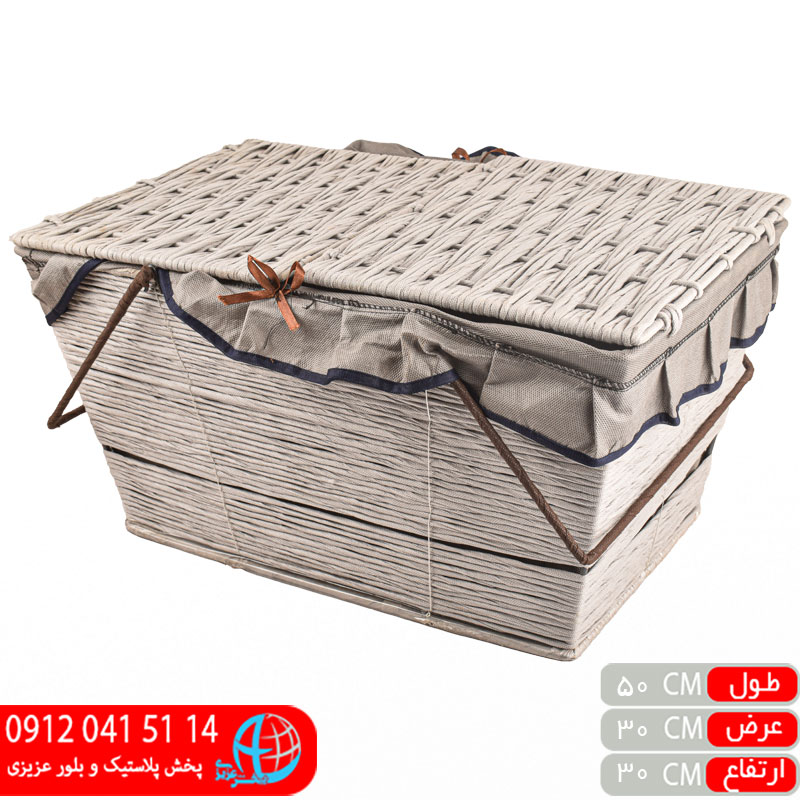 سبد پیک نیک مستطیل رویان