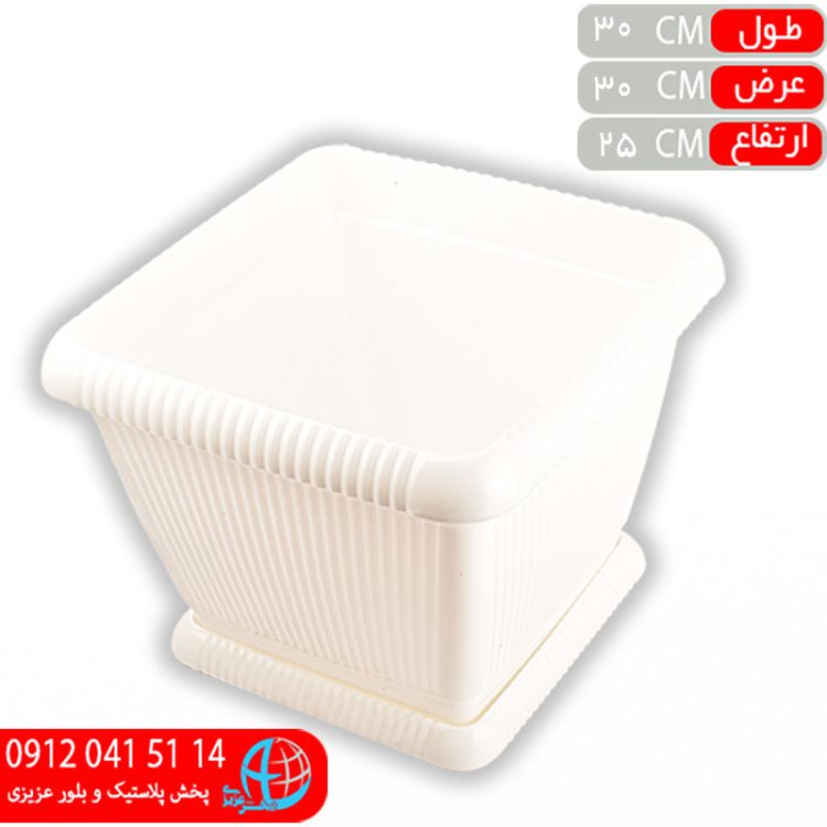 گلدان لیانا مربع ۵ سپنتا
