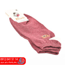 جوراب مچی زنانه زرشکی الکسیر