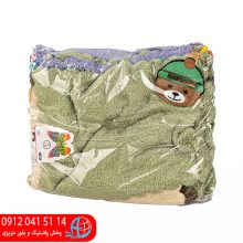 دستمال حوله اي طرح لبخند و آويز